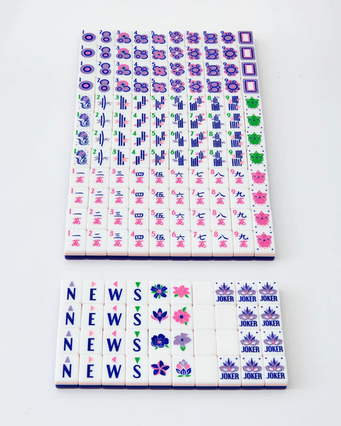 Lilac Soirée Mahjong Tiles