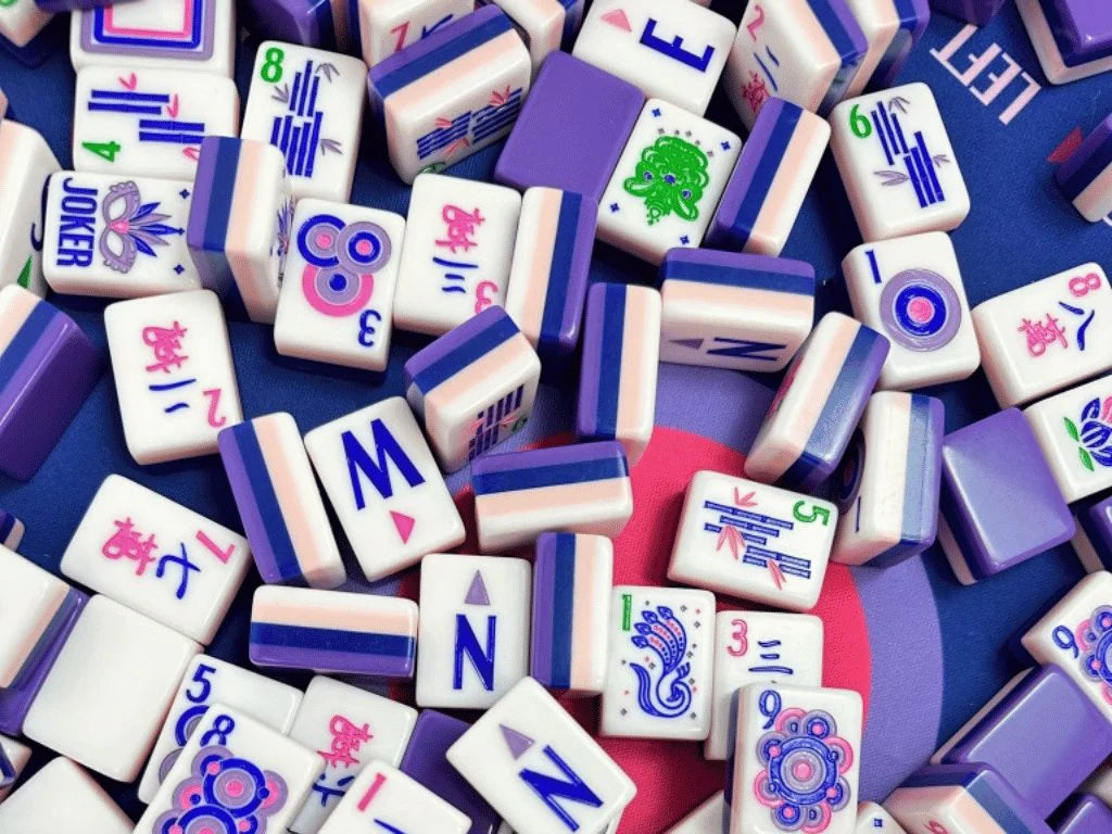 Lilac Soirée Mahjong Tiles