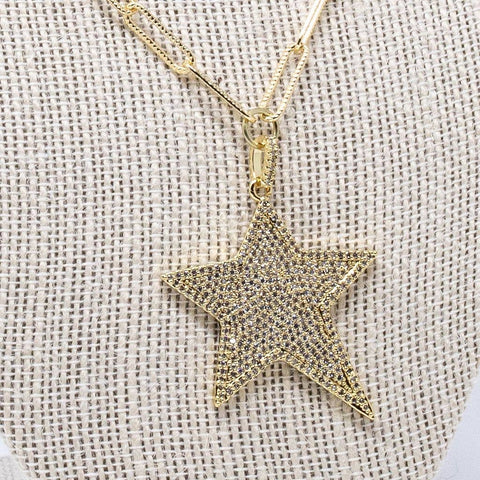 Asymmetrical Pave Star