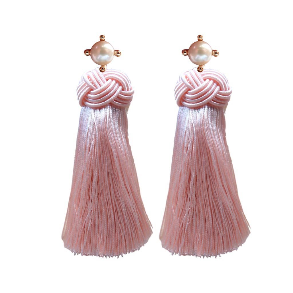 Pearl Tassels - Pink Champagne