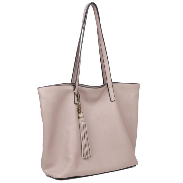 Nude Tassel Tote