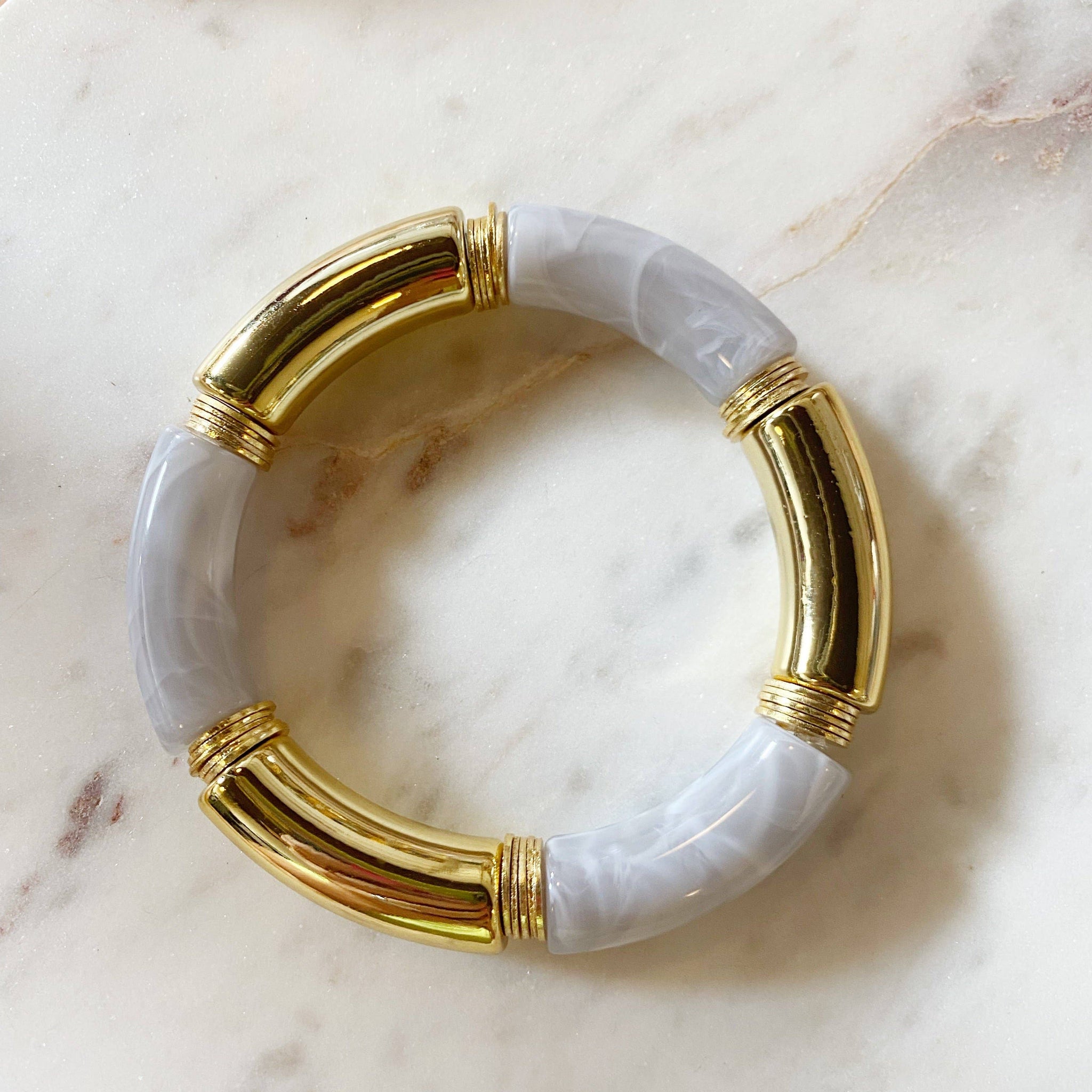 Grey & Gold Bangle