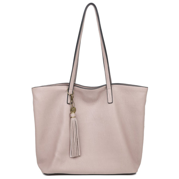 Nude Tassel Tote