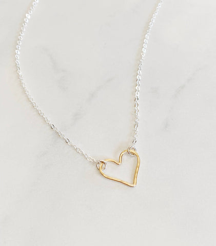 Open Heart Necklace