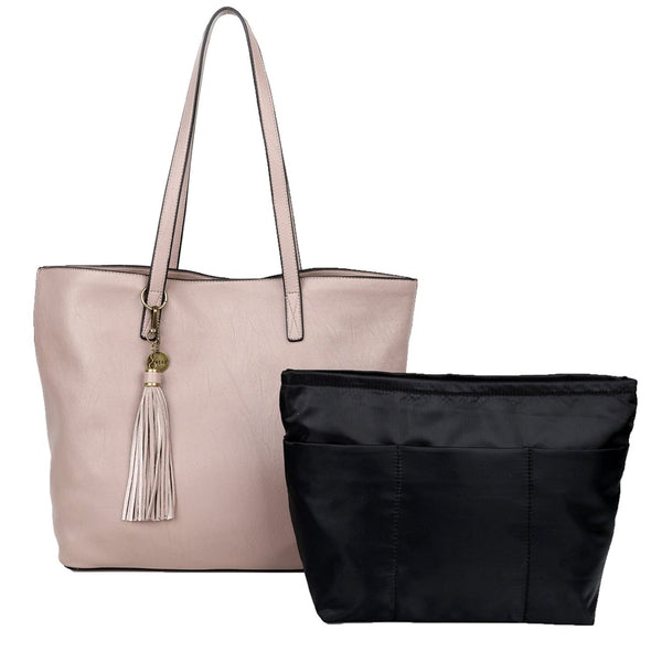 Nude Tassel Tote