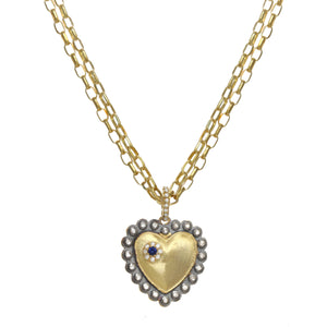 Be Mine Gold Heart Necklace