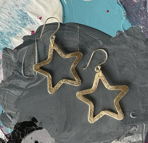 Star Drop Earrings