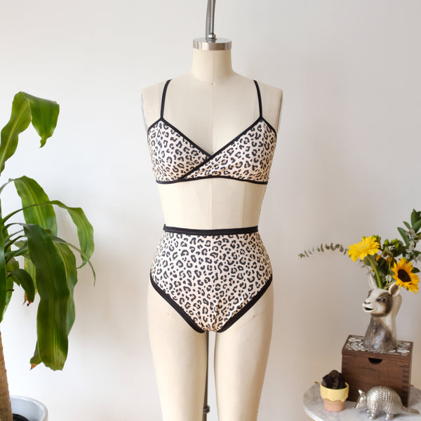 Leopard Wrap Bralette