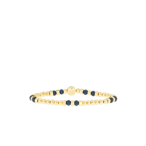 Navy and Gold Bracelet