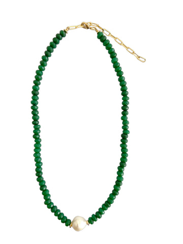 Jade Pearl Necklace