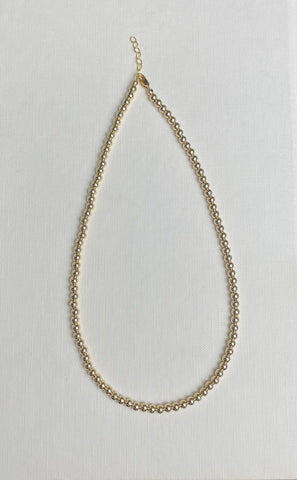 Gold Bead Choker